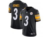 Men's Limited Landry Jones #3 Nike Black Home Jersey - NFL Pittsburgh Steelers Vapor Untouchable