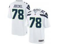 Men's Limited Luke Joeckel #78 Nike White Road Jersey - NFL Seattle Seahawks
