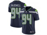 Men's Limited Malik McDowell #94 Nike Navy Blue Home Jersey - NFL Seattle Seahawks Vapor