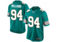 Men's Limited Mario Williams Aqua Green Jersey Alternate #94 NFL Miami Dolphins Nike