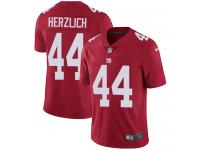 Men's Limited Mark Herzlich #44 Nike Red Alternate Jersey - NFL New York Giants Vapor Untouchable