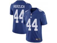 Men's Limited Mark Herzlich #44 Nike Royal Blue Home Jersey - NFL New York Giants Vapor Untouchable