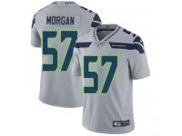Men's Limited Mike Morgan #57 Nike Grey Alternate Jersey - NFL Seattle Seahawks Vapor Untouchable