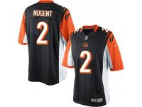 Men's Limited Mike Nugent #2 Nike Black Home Jersey - NFL Cincinnati Bengals Vapor Untouchable