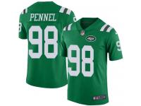 Men's Limited Mike Pennel #98 Nike Green Jersey - NFL New York Jets Rush
