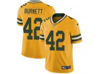 Men's Limited Morgan Burnett #42 Nike Gold Jersey - NFL Green Bay Packers Rush