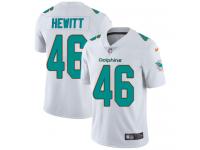 Men's Limited Neville Hewitt #46 Nike White Road Jersey - NFL Miami Dolphins Vapor Untouchable
