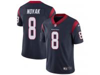 Men's Limited Nick Novak #8 Nike Navy Blue Home Jersey - NFL Houston Texans Vapor Untouchable