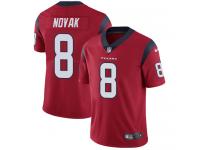 Men's Limited Nick Novak #8 Nike Red Alternate Jersey - NFL Houston Texans Vapor Untouchable