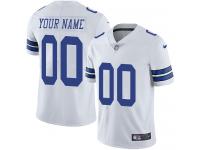 Men's Limited Nike White Road Jersey - NFL Dallas Cowboys Customized Vapor Untouchable
