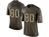 Men's Limited O.J. Howard #80 Nike Green Jersey - NFL Tampa Bay Buccaneers Salute to Service