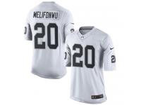 Men's Limited Obi Melifonwu #20 Nike White Road Jersey - NFL Oakland Raiders
