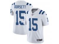 Men's Limited Phillip Dorsett #15 Nike White Road Jersey - NFL Indianapolis Colts Vapor Untouchable