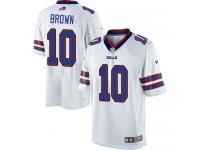 Men's Limited Philly Brown #10 Nike White Road Jersey - NFL Buffalo Bills