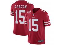 Men's Limited Pierre Garcon #15 Nike Red Home Jersey - NFL San Francisco 49ers Vapor Untouchable
