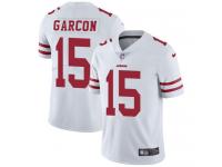 Men's Limited Pierre Garcon #15 Nike White Road Jersey - NFL San Francisco 49ers Vapor Untouchable