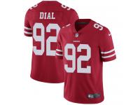 Men's Limited Quinton Dial #92 Nike Red Home Jersey - NFL San Francisco 49ers Vapor Untouchable