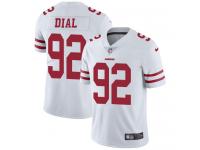 Men's Limited Quinton Dial #92 Nike White Road Jersey - NFL San Francisco 49ers Vapor Untouchable