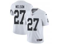 Men's Limited Reggie Nelson #27 Nike White Road Jersey - NFL Oakland Raiders Vapor Untouchable