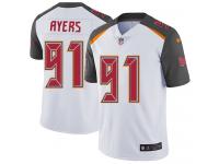 Men's Limited Robert Ayers #91 Nike White Road Jersey - NFL Tampa Bay Buccaneers Vapor