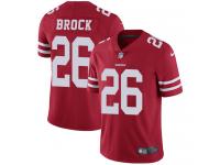 Men's Limited Tramaine Brock #26 Nike Red Home Jersey - NFL San Francisco 49ers Vapor Untouchable