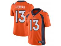 Men's Limited Trevor Siemian #13 Nike Orange Home Jersey - NFL Denver Broncos Vapor Untouchable