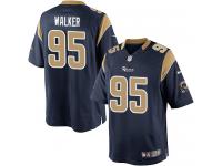 Men's Limited Tyrunn Walker #95 Nike Navy Blue Home Jersey - NFL Los Angeles Rams