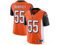 Men's Limited Vontaze Burfict #55 Nike Orange Alternate Jersey - NFL Cincinnati Bengals Vapor Untouchable