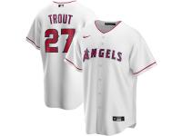 Men's Los Angeles Angels Mike Trout Nike White Home 2020 Player Jersey