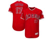 Men's Los Angeles Angels Shohei Ohtani Majestic Scarlet Alternate Flex Base Authentic Collection Player Jersey
