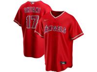 Men's Los Angeles Angels Shohei Ohtani Nike Red Alternate 2020 Player Jersey