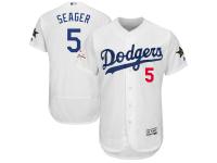 Men's Los Angeles Dodgers Corey Seager Majestic White 2017 MLB All-Star Game Authentic Flex Base Jersey