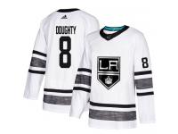 Men's Los Angeles Kings #8 Drew Doughty Adidas White Authentic 2019 All-Star NHL Jersey