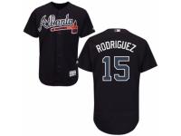 Men's Majestic Atlanta Braves #15 Sean Rodriguez Blue Flexbase Authentic Collection MLB Jersey