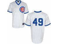 Men's Majestic Chicago Cubs #49 Jake Arrieta White 1988 Turn Back The Clock Cool Base MLB Jersey