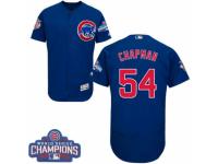 Men's Majestic Chicago Cubs #54 Aroldis Chapman Royal Blue Alternate 2016 World Series Champions Flexbase Authentic Collection MLB Jersey