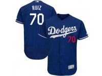 Men's Majestic Keibert Ruiz Los Angeles Dodgers Royal Flex Base Alternate Collection Jersey
