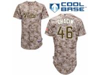 Men's Majestic San Diego Padres #46 Jhoulys Chacin Authentic Camo Alternate 2 Cool Base MLB Jersey