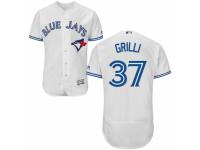 Men's Majestic Toronto Blue Jays #37 Jason Grilli White Flexbase Authentic Collection MLB Jersey