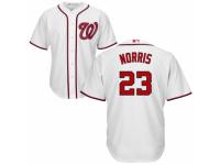 Men's Majestic Washington Nationals #23 Derek Norris White Home Cool Base MLB Jersey