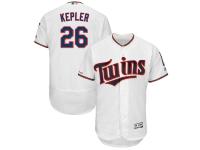 Men's Minnesota Twins Max Kepler Majestic White Home Flex Base Authentic Collection Player Jersey
