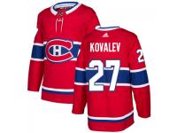 Men's Montreal Canadiens #27 Alexei Kovalev adidas Red Authentic Jersey