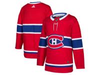 Men's Montreal Canadiens adidas Red Home Authentic Blank Jersey