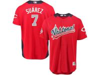 Men's National League Cincinnati Reds Eugenio Suarez Majestic Red 2018 MLB All-Star Game Home Run Derby Player Jersey