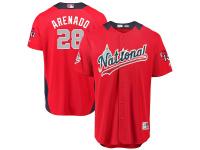 Men's National League Colorado Rockies Nolan Arenado Majestic Red 2018 MLB All-Star Game Home Run Derby Player Jersey