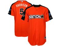 Men's National League Josh Harrison Majestic Orange 2017 MLB All-Star Game Home Run Derby Player Jersey