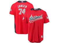 Men's National League Los Angeles Dodgers Kenley Jansen Majestic Red 2018 MLB All-Star Game Home Run Derby Player Jersey