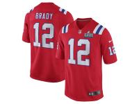 Men's New England Patriots Tom Brady Nike Red Super Bowl LIII Bound Game Jersey