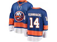 Men's New York Islanders #14 Tom Kuhnhackl Royal Blue Home Breakaway NHL Jersey