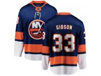 Men's New York Islanders #33 Christopher Gibson Royal Blue Home Breakaway NHL Jersey